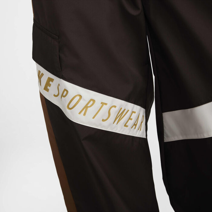 Nike Women's Sportswear High-Waisted Trousers Brown Nike Women's Sportswear High-Waisted Trousers Brown image number 5