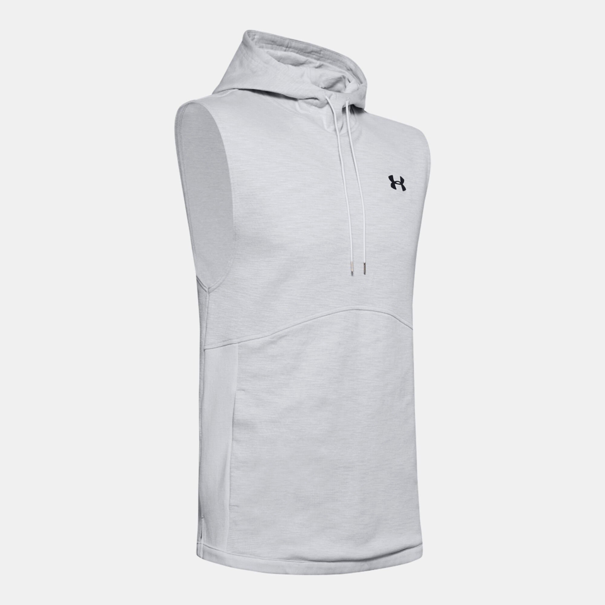 Men's ua double knit discount sleeveless hoodie