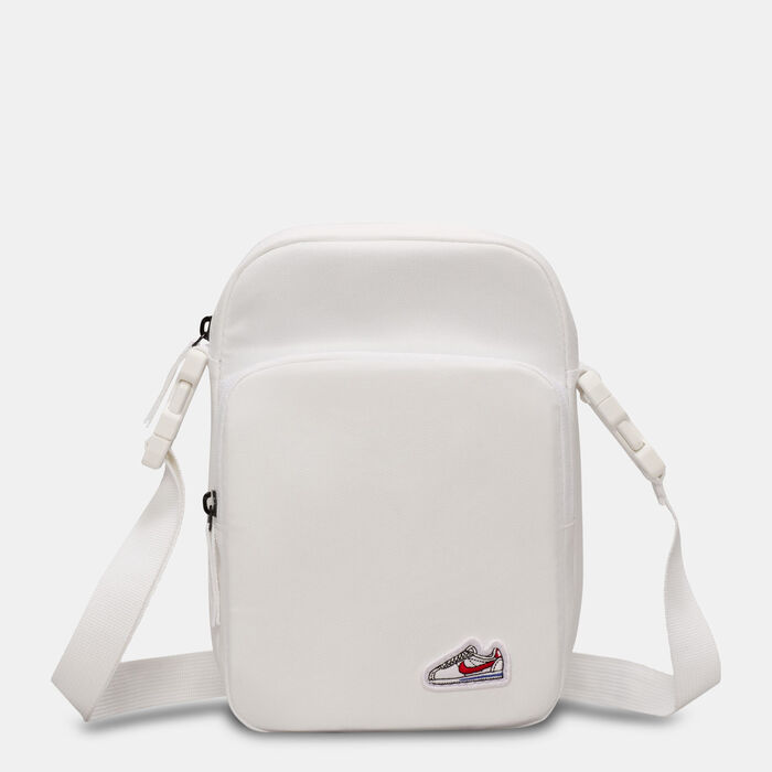 Nike Men's Cortez Heritage Crossbody Bag White Nike Men's Cortez Heritage Crossbody Bag White image number 1