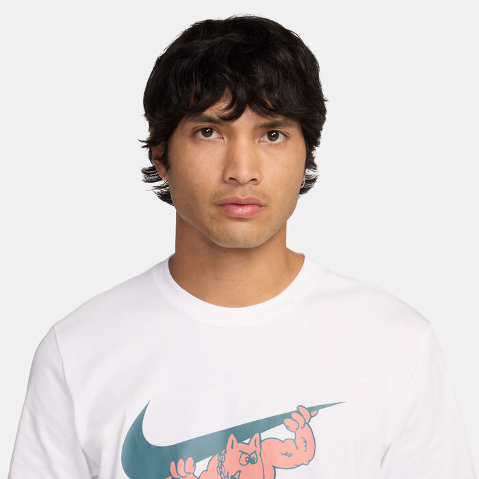 Nike Men's Gym Cult T-Shirt White Nike Men's Gym Cult T-Shirt White image number 3