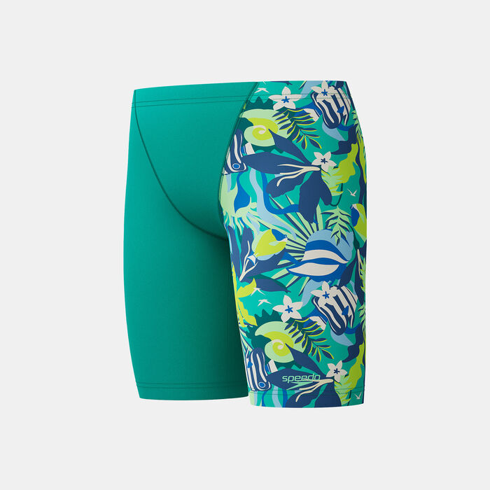 Speedo Kids' Endurance+ Essential Swimming Jammers Green Speedo Kids' Endurance+ Essential Swimming Jammers Green image number 2