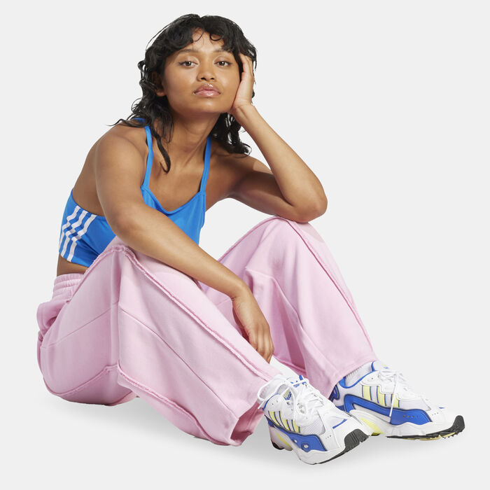 adidas Originals Women's Distressed Sweatpants Pink image number 2
