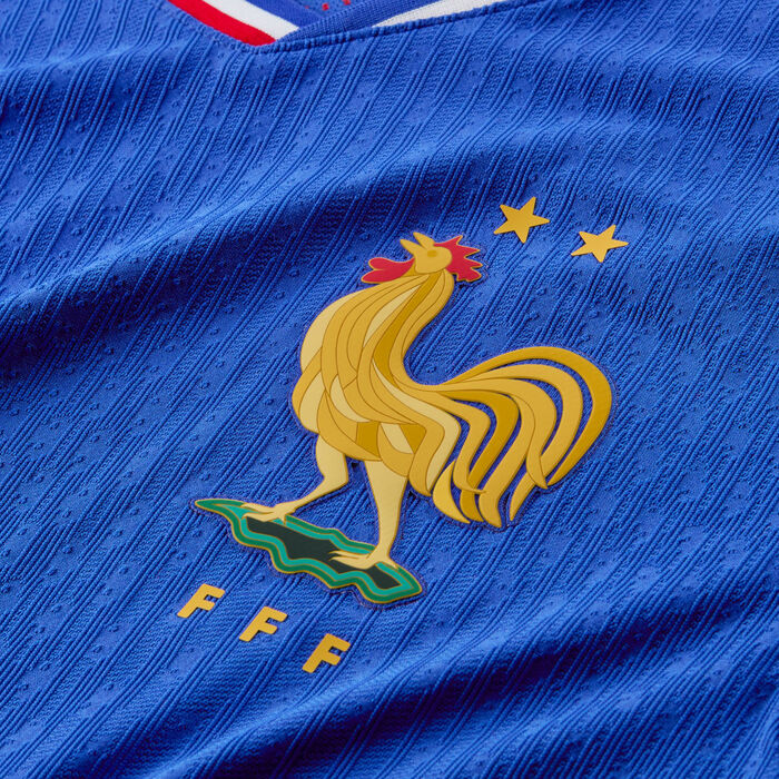Nike Men's France Dri-FIT ADV Match Home Football Jersey - 2024 Blue Nike Men's France Dri-FIT ADV Match Home Football Jersey - 2024 Blue image number 3
