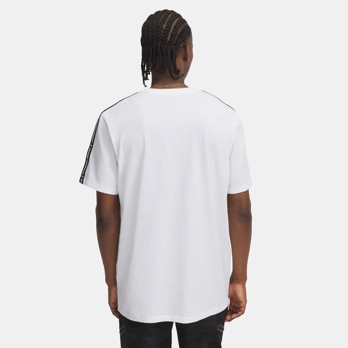 Under Armour Men's Icon Taping T-Shirt White Under Armour Men's Icon Taping T-Shirt White image number 1