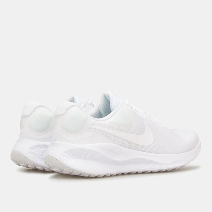 Nike Women's Revolution 7 Road Running Shoes White Nike Women's Revolution 7 Road Running Shoes White image number 3
