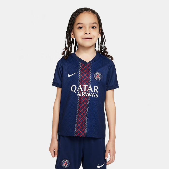 Nike Kids' Paris Saint-Germain 25/26 Home Replica 3-Piece Football Kit Blue Nike Kids' Paris Saint-Germain 25/26 Home Replica 3-Piece Football Kit Blue image number 0