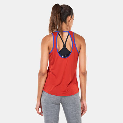 Nike Women's One Dri-FIT Tank Top Orange Nike Women's One Dri-FIT Tank Top Orange