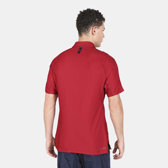 Nike Golf Men's Golf Dri-FIT ADV Tiger Woods Polo Shirt Grey Nike Golf Men's Golf Dri-FIT ADV Tiger Woods Polo Shirt Grey image number 1