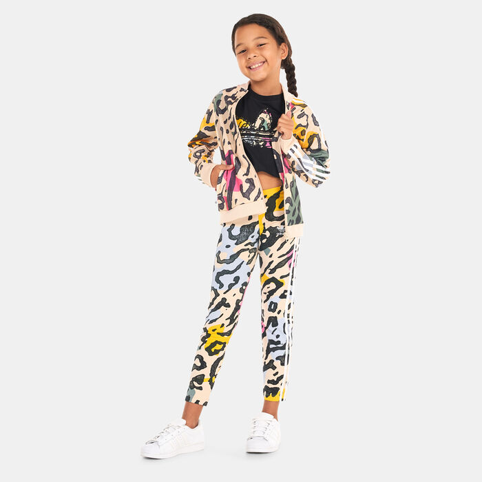 adidas Originals Kids' Graphic Animal Print Track Jacket Multi-Color image number 2