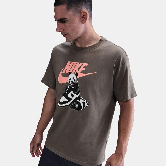 Nike Men's Sportswear Printed T-Shirt Brown Nike Men's Sportswear Printed T-Shirt Brown image number 3