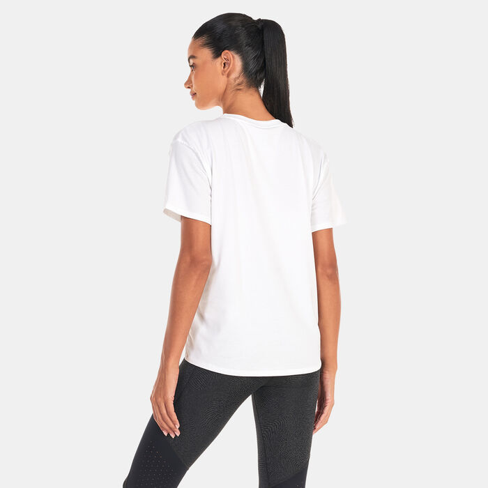 Under Armour Women's Essential Stretch T-Shirt White Under Armour Women's Essential Stretch T-Shirt White image number 1