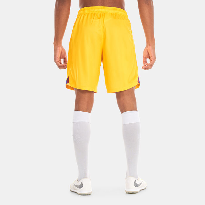 Nike Men's Barcelona Stadium Fourth Dri-FIT Football Shorts - 2022/23 yellow image number 1