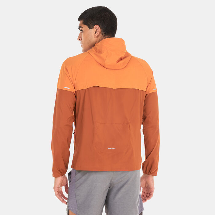 Nike Men's Windrunner Running Jacket Orange image number 1