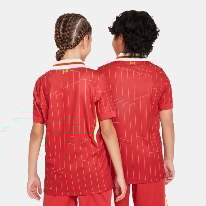 Nike Kids' Liverpool F.C. Dri-FIT Stadium Home Football Jersey Red Nike Kids' Liverpool F.C. Dri-FIT Stadium Home Football Jersey Red image number 1