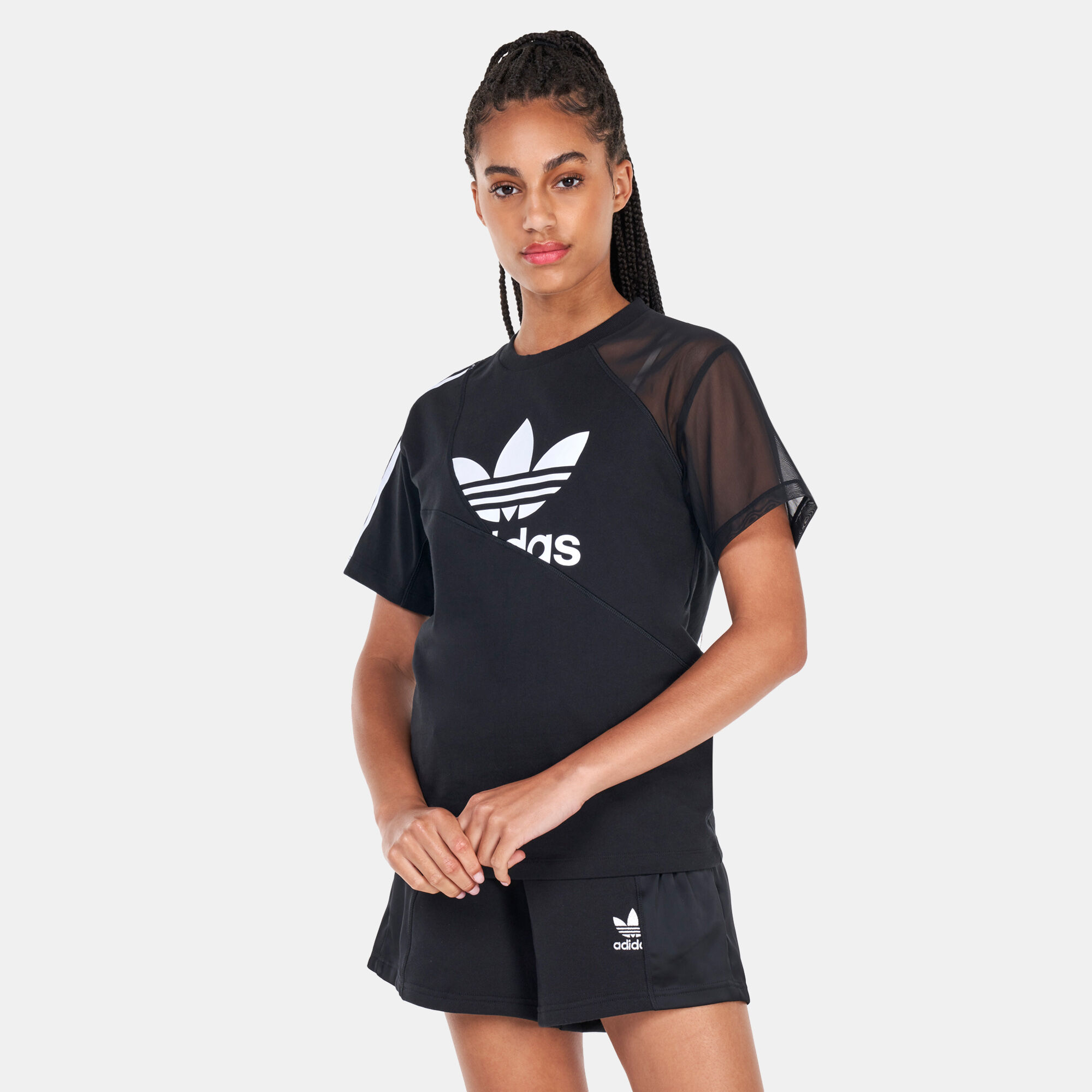 Adidas originals clearance women's trefoil tee