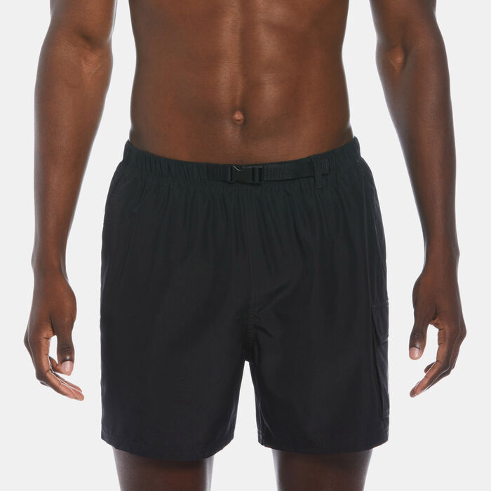 Nike Swim Men's Voyage Volley Swimming Shorts Black Nike Swim Men's Voyage Volley Swimming Shorts Black image number 0
