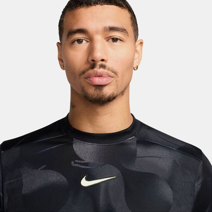 Nike Men's Academy+ Dri-FIT Football Top Grey Nike Men's Academy+ Dri-FIT Football Top Grey image number 2
