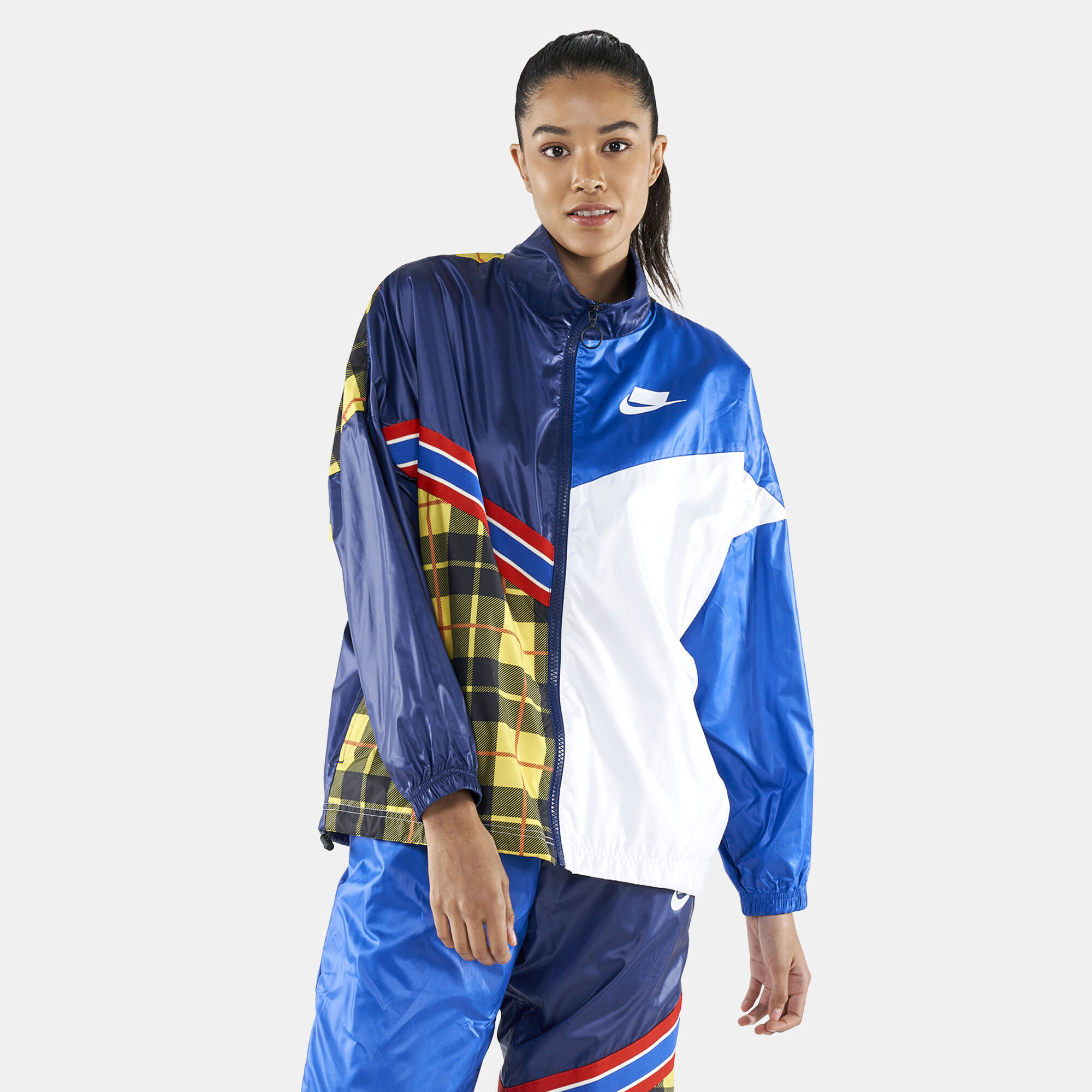 Plaid nike sales jacket