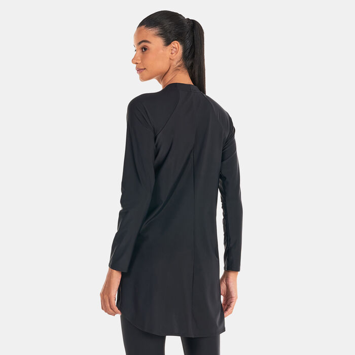 Nike Swim Women's Victory Full-Coverage Solid Swimming Tunic Black Nike Swim Women's Victory Full-Coverage Solid Swimming Tunic Black image number 1