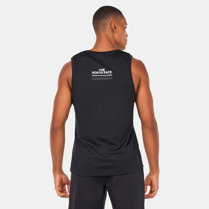 The North Face Men's Mountain Athletics Tank Top Orange image number 1