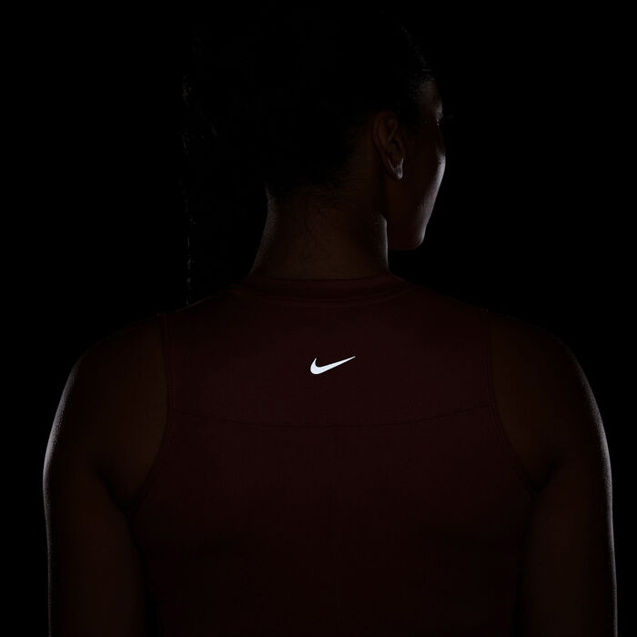 Nike Women's Dri-FIT One Tank Top (Maternity) Pink image number 3