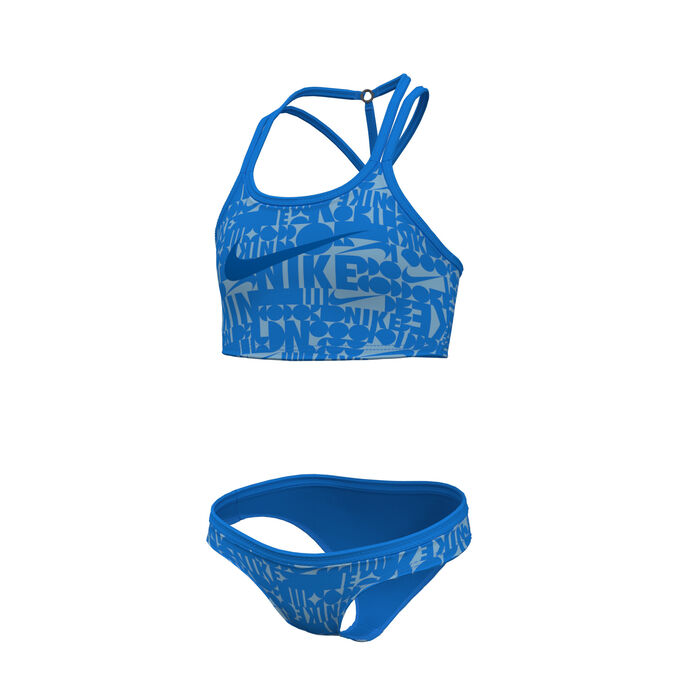 Nike Swim Kids' Two-Piece Swimsuit Blue image number 0