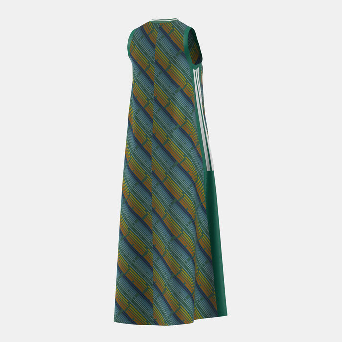 adidas Women's Emerging Harmony Long Dress Green adidas Women's Emerging Harmony Long Dress Green image number 1