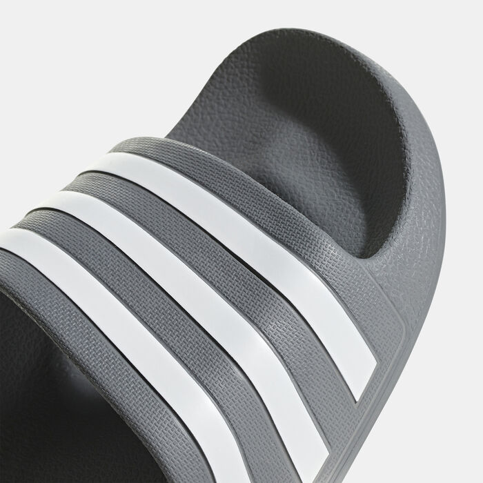 adidas Adilette Aqua Slides Grey adidas Adilette Aqua Slides Grey image number 4