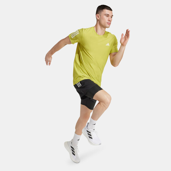 adidas Men's Own the Run T-Shirt Green adidas Men's Own the Run T-Shirt Green image number 2