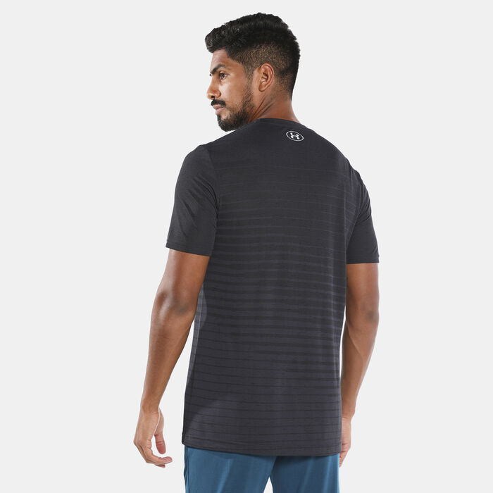 Under Armour Men's Seamless Fade T-Shirt Black Under Armour Men's Seamless Fade T-Shirt Black image number 1