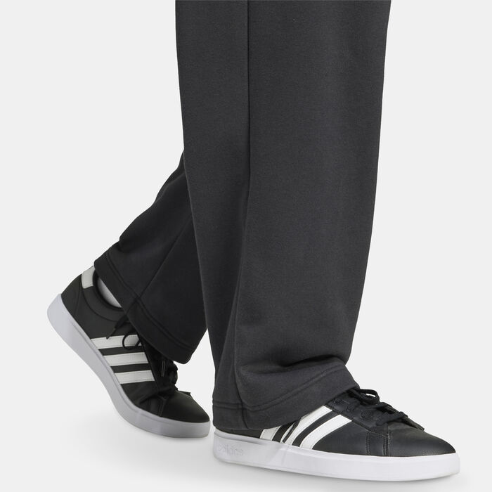 adidas Men's Essentials Logo Wide-Leg Joggers Black image number 4