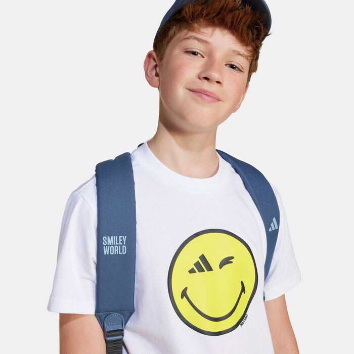 adidas Kids' Smileyworld Graphic T-Shirt White image number 3