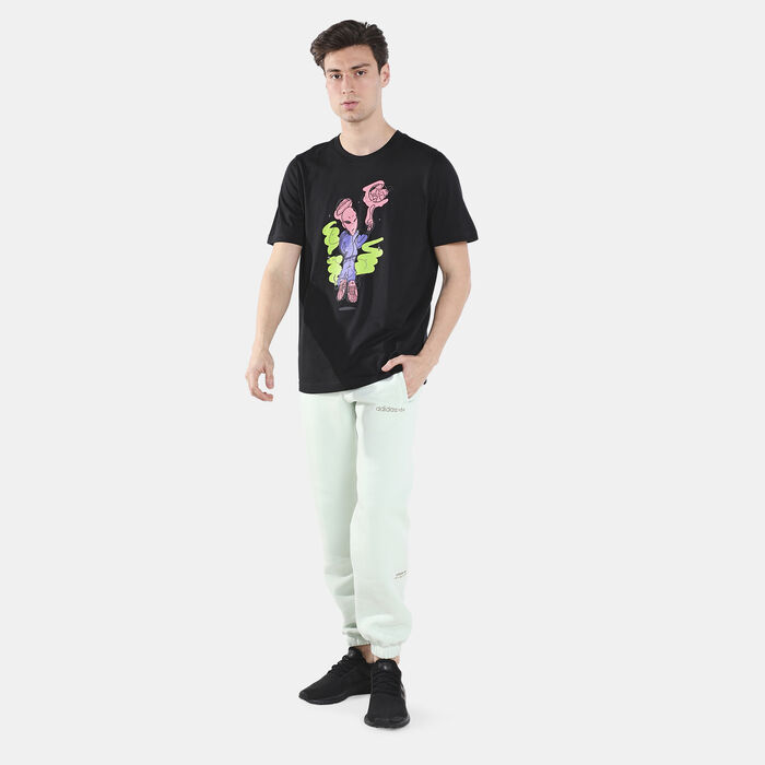 adidas Originals Men's Graphics Stoked Alien T-Shirt adidas Originals Men's Graphics Stoked Alien T-Shirt image number 2