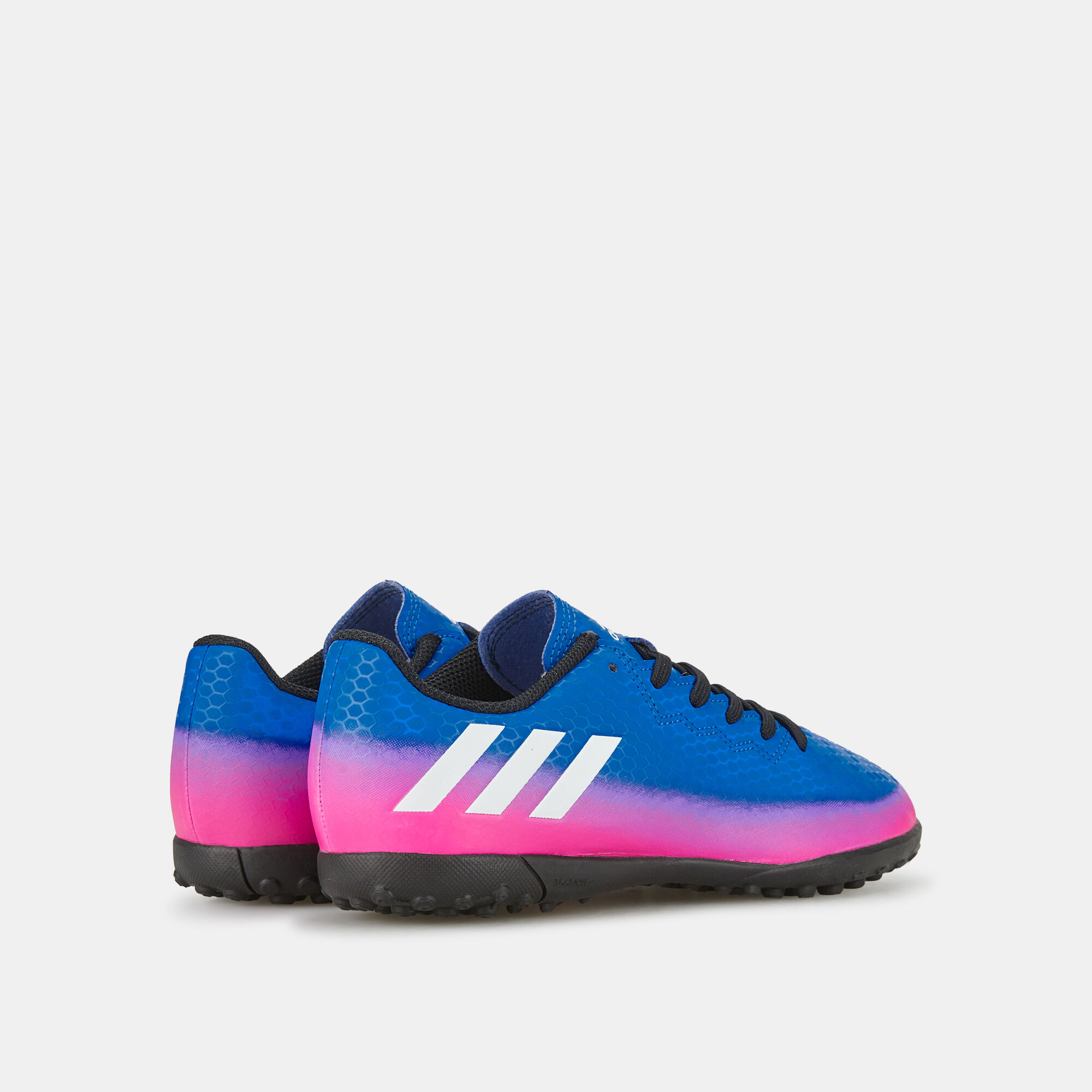 Buy adidas Kids Messi 16.4 Turf Ground Football Shoe Black in KSA