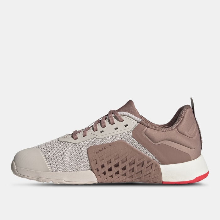 adidas Women's Dropset 3 Strength Training Shoes Beige adidas Women's Dropset 3 Strength Training Shoes Beige image number 2