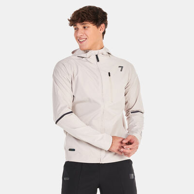EA7 Emporio Armani Men's Ventus7 Graphic Hoodie Silver
