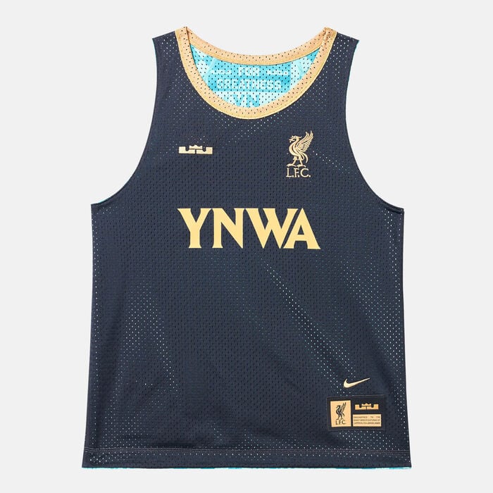 Nike Kids' LeBron x Liverpool F.C. Culture of Basketball Reversible Football Jersey Green Nike Kids' LeBron x Liverpool F.C. Culture of Basketball Reversible Football Jersey Green image number 2