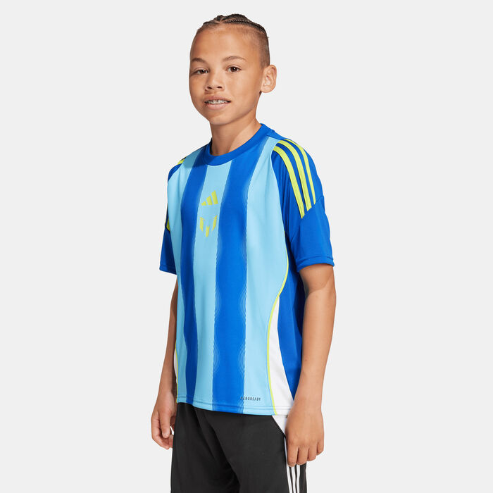 adidas Kids' Messi Training Football Top Blue adidas Kids' Messi Training Football Top Blue image number 0