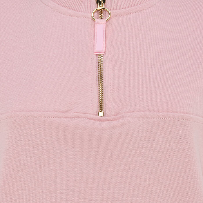 Sun and Sand Sports Women's Zip T-Shirt Pink Sun and Sand Sports Women's Zip T-Shirt Pink image number 2