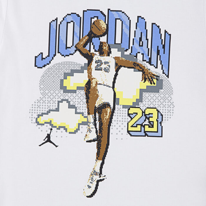 Nike Kids' Air Digital Printed T-Shirt White image number 2