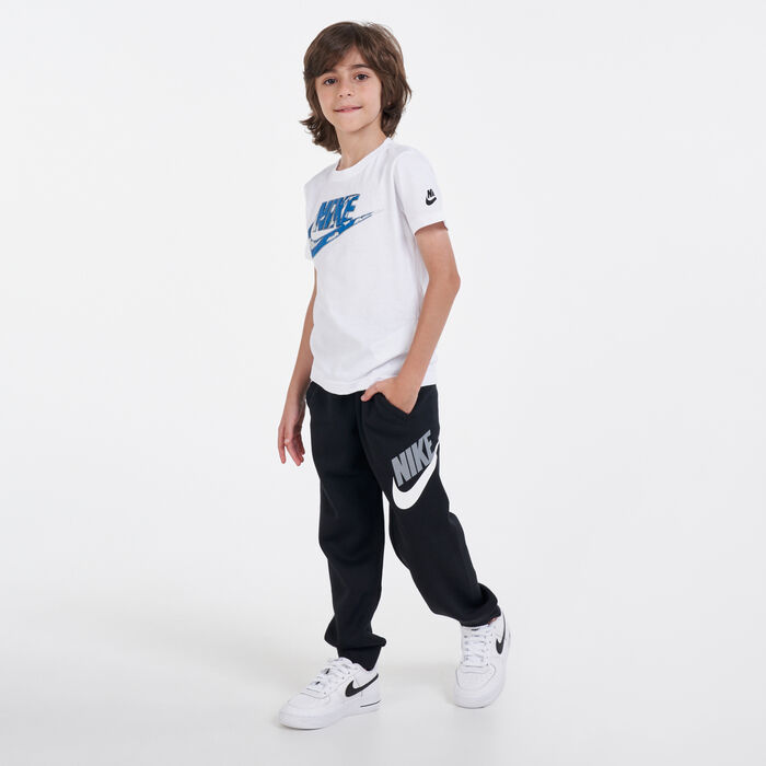 Nike Kids' Sportswear Club Fleece Pants (Plus Size) (Older Kids) Black Nike Kids' Sportswear Club Fleece Pants (Plus Size) (Older Kids) Black image number 2