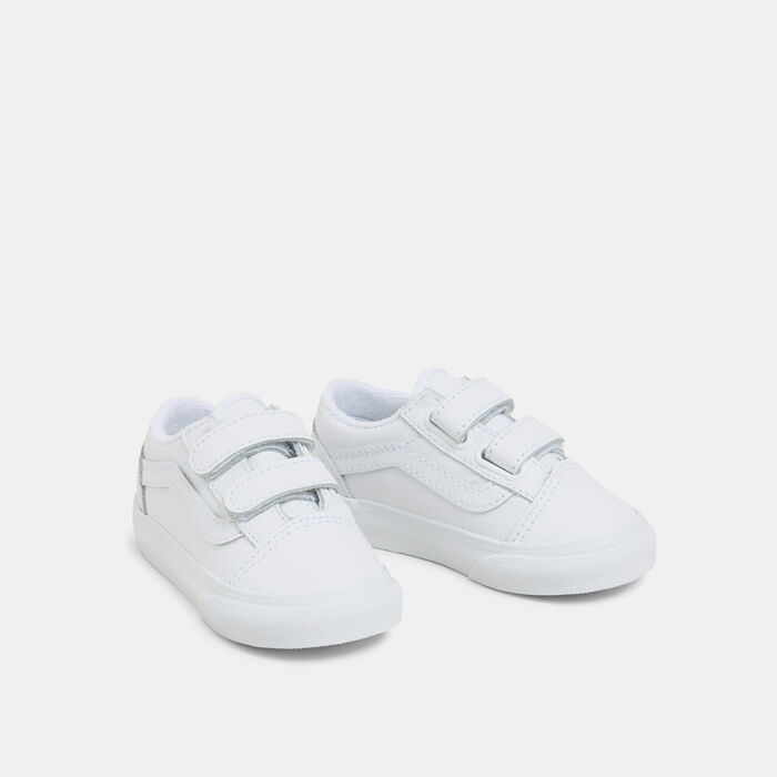 Vans Kids' Old Skool Unisex Shoes (Baby and Toddler) White image number 1
