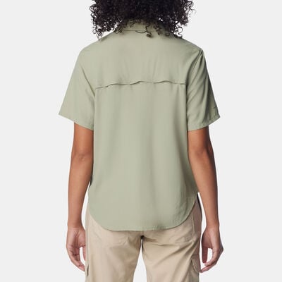 Columbia Women's Silver Ridge 3.0 Hiking Shirt Green Columbia Women's Silver Ridge 3.0 Hiking Shirt Green