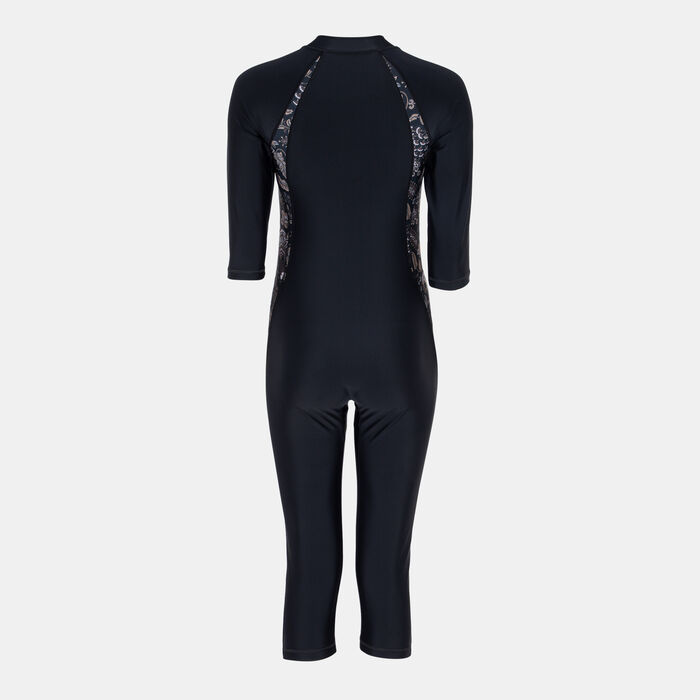 COEGA Womens SlimKini 3/4 Swimsuit Black COEGA Womens SlimKini 3/4 Swimsuit Black image number 1
