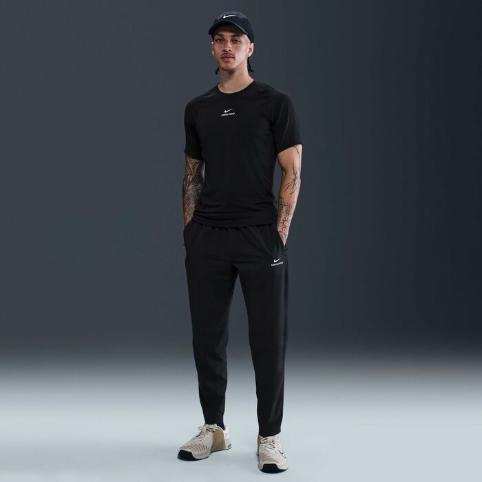 Nike Men's Pro Dri-FIT Training Pants Black Nike Men's Pro Dri-FIT Training Pants Black image number 0