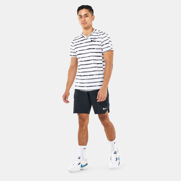 Nike Men's Court Dri-FIT Advantage Tennis Shorts Black Nike Men's Court Dri-FIT Advantage Tennis Shorts Black image number 2