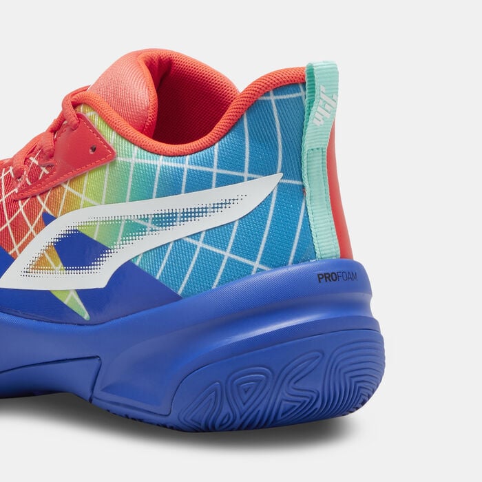 PUMA Men's Genetics Marcus Smart Basketball Shoes Red PUMA Men's Genetics Marcus Smart Basketball Shoes Red image number 5