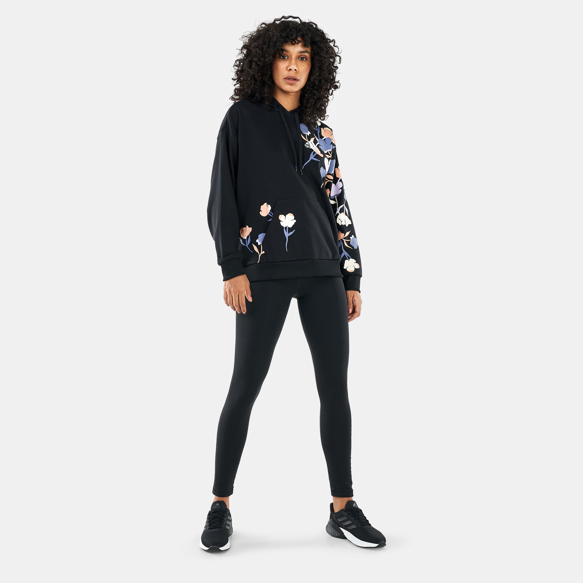Adidas floral hoodie discount