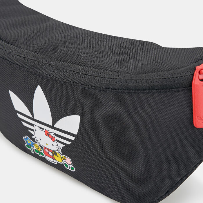 adidas Originals Kids' x Hello Kitty Waist Bag Black image number 3