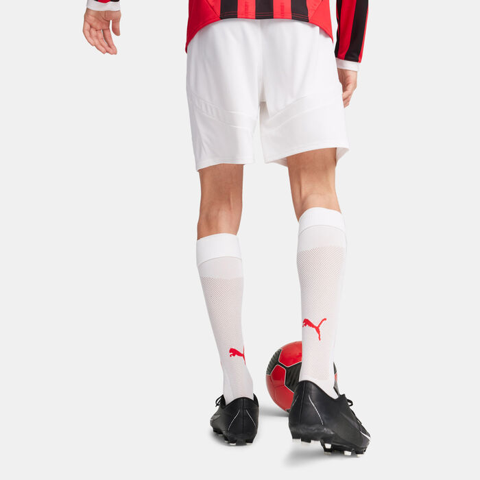 PUMA Men's AC Milan 24/25 Home Replica Football Shorts White PUMA Men's AC Milan 24/25 Home Replica Football Shorts White image number 1